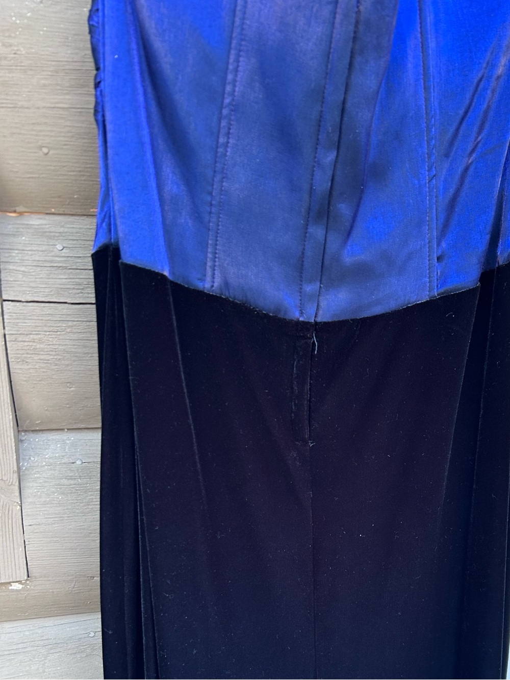 Jessica McClintock for Gunne Sax Evening Gown Size Vintage 1990s Y2K glam dark - Picture 8 of 15